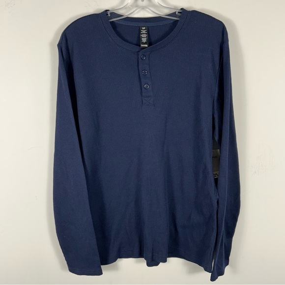 **NWT George Men Henley Shirt S - Picture 2 of 10
